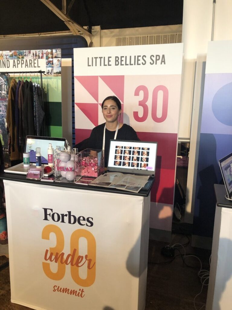 Forbes selected Little Bellies Spa as the Top 100 Startups of 2019 -02 / Forbes Under 30 seleccionó a Little Bellies Spa como una de las 100 mejores startups del 2019 -02